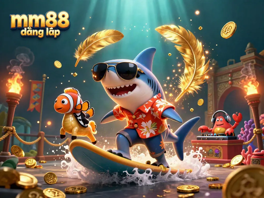 Experience thrilling gaming with mm88 đăng nhập in a vibrant underwater casino world filled with excitement.