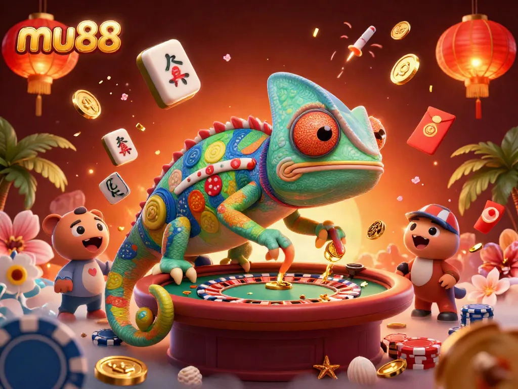 Experience thrilling mu88 casino adventures with a colorful chameleon owner and exciting game elements!