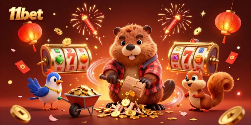 Experience thrilling wins at 11bet with our 3D illustration of exciting gambling elements.