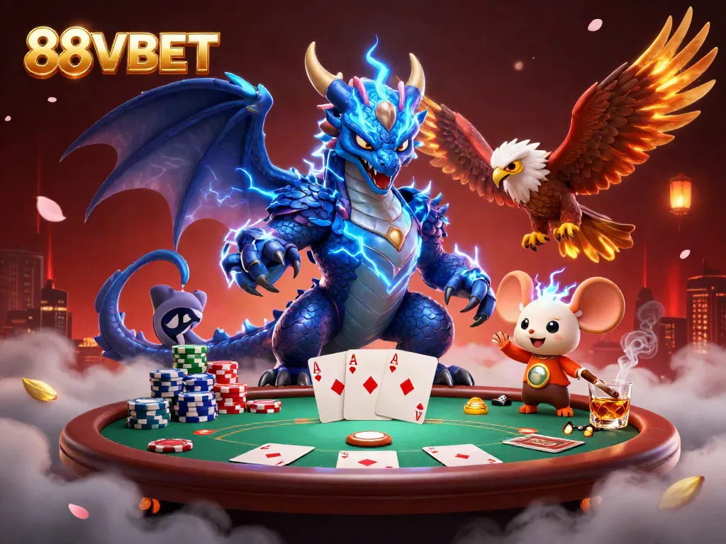 Engage in thrilling gameplay at 88VBET with electrifying characters and dynamic poker elements.