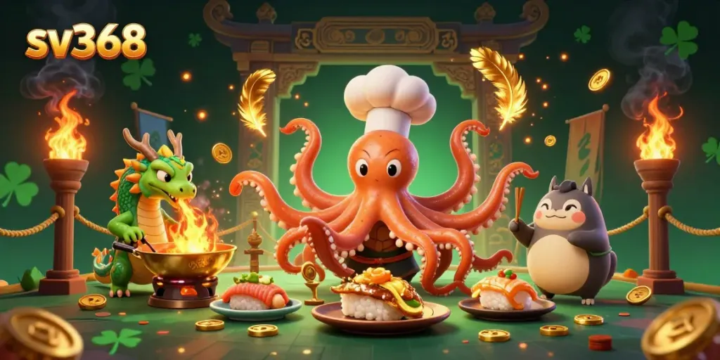 Bet on an exciting sv368 experience with vibrant characters and dynamic casino elements.