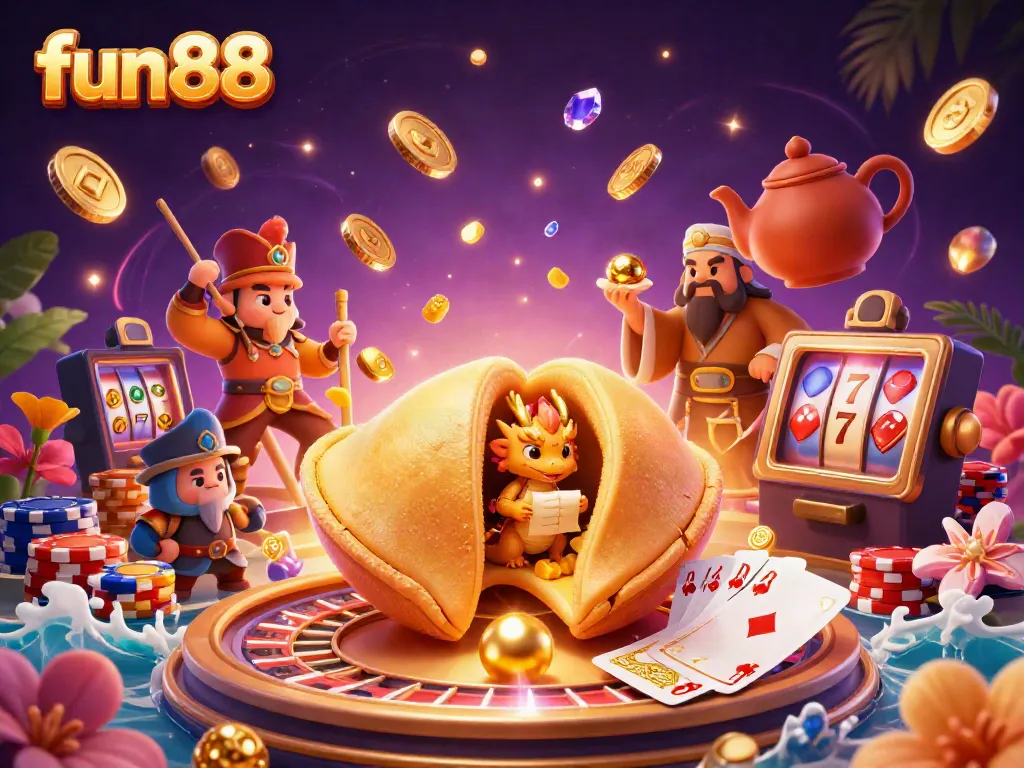 Play at fun88 with dynamic gaming elements showcasing a thrilling casino experience.