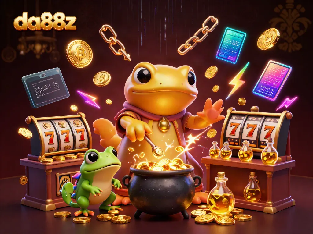 Experience jackpot thrills with da88z in this captivating gold transmutation scene.