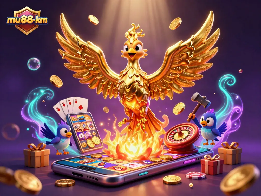 Experience winning moments with mu88-km as molten golden phoenixes reward players in thrilling casino adventures.