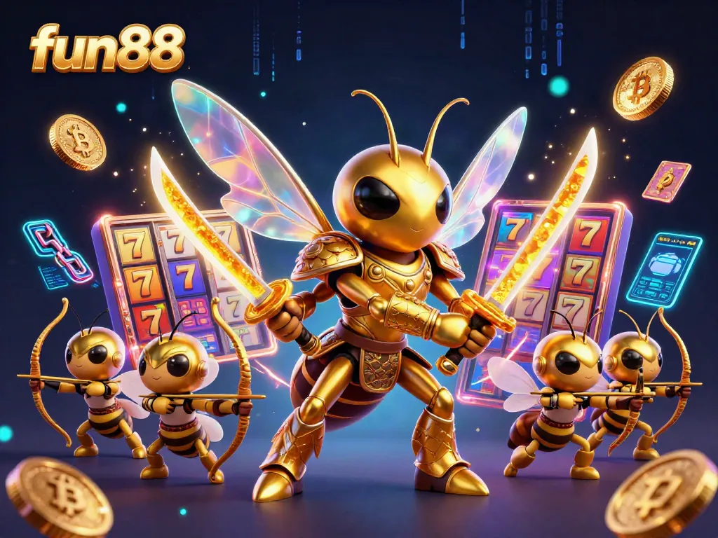 Engage with fun88's vibrant and dynamic slot gaming experience amid exciting visuals.